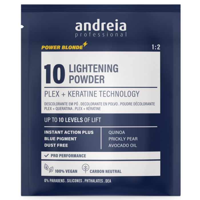 Andreia Professional Power Blonde Blue Lightening Powder 10 - Sachet 30g x1